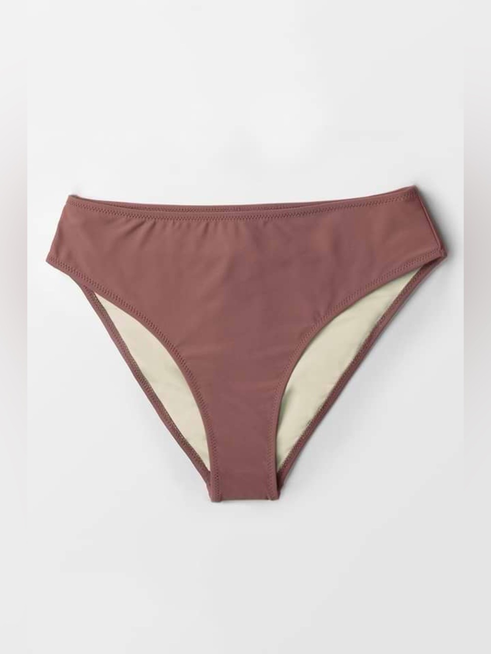 Cupshe Mauve High-Cut Bikini Bottoms- L